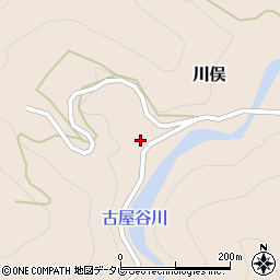 徳島県那賀町（那賀郡）川俣（クルス）周辺の地図