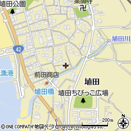 和歌山県日高郡みなべ町埴田219周辺の地図