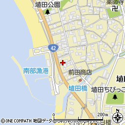 和歌山県日高郡みなべ町埴田1765周辺の地図
