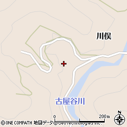 徳島県那賀郡那賀町川俣カジヤ周辺の地図