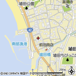 和歌山県日高郡みなべ町埴田1722周辺の地図