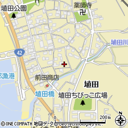 和歌山県日高郡みなべ町埴田218周辺の地図