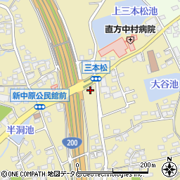 福岡県直方市頓野1115周辺の地図