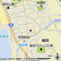 和歌山県日高郡みなべ町埴田217周辺の地図