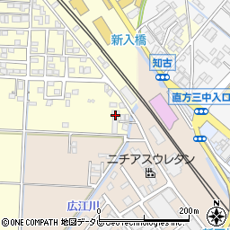 福岡県直方市下新入361-1周辺の地図