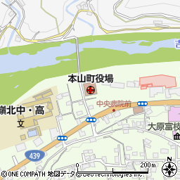 高知県本山町（長岡郡）周辺の地図