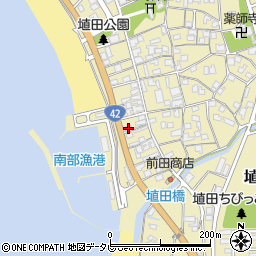 和歌山県日高郡みなべ町埴田1761周辺の地図