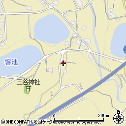 愛媛県伊予市上三谷甲-3716周辺の地図