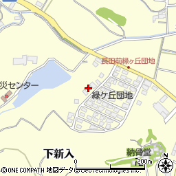 福岡県直方市下新入2458-44周辺の地図