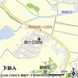 福岡県直方市下新入2458-28周辺の地図