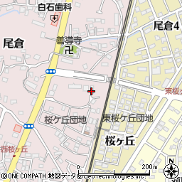 グランモア尾倉周辺の地図