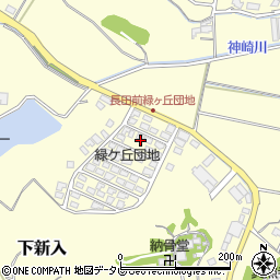 福岡県直方市下新入2458-29周辺の地図