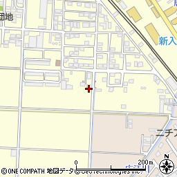 福岡県直方市下新入329周辺の地図