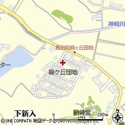 福岡県直方市下新入2458-30周辺の地図