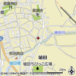 和歌山県日高郡みなべ町埴田279周辺の地図