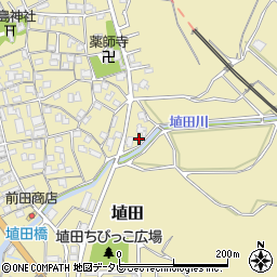 和歌山県日高郡みなべ町埴田284周辺の地図