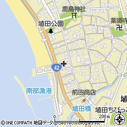 和歌山県日高郡みなべ町埴田1728周辺の地図