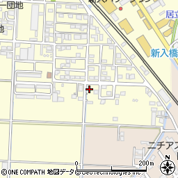 福岡県直方市下新入372-3周辺の地図