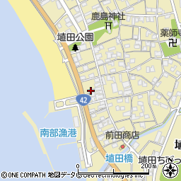 和歌山県日高郡みなべ町埴田1729周辺の地図