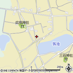 愛媛県伊予市上三谷甲-3577周辺の地図