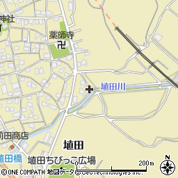 和歌山県日高郡みなべ町埴田286周辺の地図