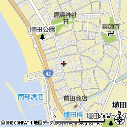 和歌山県日高郡みなべ町埴田160周辺の地図