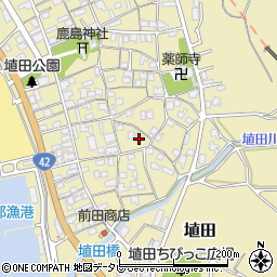 和歌山県日高郡みなべ町埴田200周辺の地図
