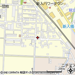 福岡県直方市下新入373-1周辺の地図