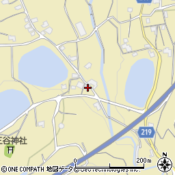 愛媛県伊予市上三谷甲-3694周辺の地図