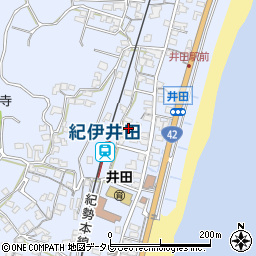 三重県南牟婁郡紀宝町井田1440-1周辺の地図