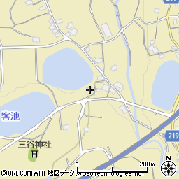 愛媛県伊予市上三谷甲-3662周辺の地図