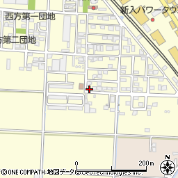 福岡県直方市下新入325-4周辺の地図