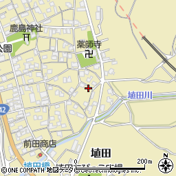 和歌山県日高郡みなべ町埴田270周辺の地図