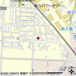 福岡県直方市下新入374-16周辺の地図