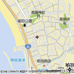 和歌山県日高郡みなべ町埴田159周辺の地図