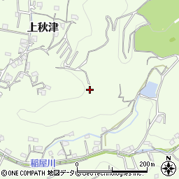 和歌山県田辺市上秋津周辺の地図