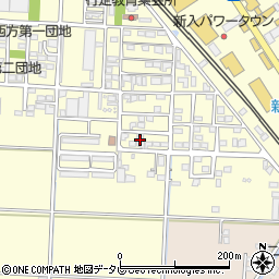 福岡県直方市下新入325-13周辺の地図