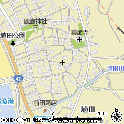 和歌山県日高郡みなべ町埴田193周辺の地図