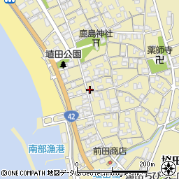 和歌山県日高郡みなべ町埴田158周辺の地図
