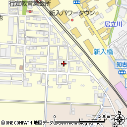 福岡県直方市下新入374-8周辺の地図
