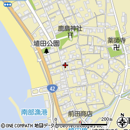 和歌山県日高郡みなべ町埴田157周辺の地図