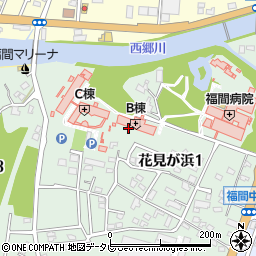 福間病院周辺の地図