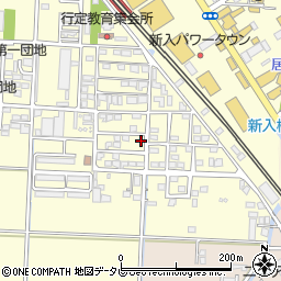 福岡県直方市下新入433-7周辺の地図