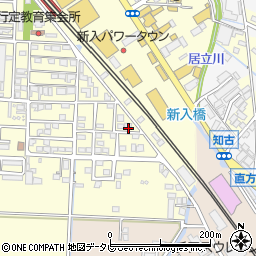 福岡県直方市下新入383-2周辺の地図