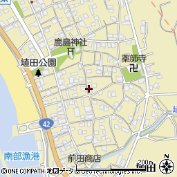 和歌山県日高郡みなべ町埴田138周辺の地図