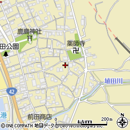和歌山県日高郡みなべ町埴田195周辺の地図