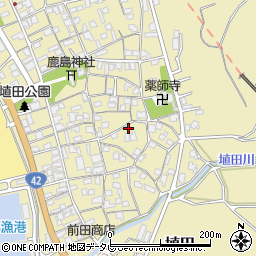 和歌山県日高郡みなべ町埴田194周辺の地図