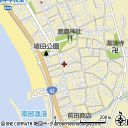 和歌山県日高郡みなべ町埴田156周辺の地図