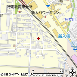 福岡県直方市下新入384-14周辺の地図