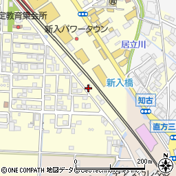 福岡県直方市下新入389-29周辺の地図